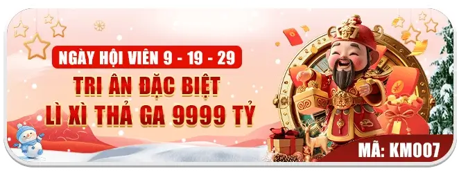 1rr99 Tri ân đặc biệt nhận lì xì thả ga lên đến 9.999 tỷ